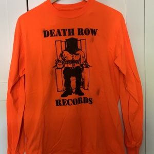 Death Row Records Medium California Inmate Long Sleev